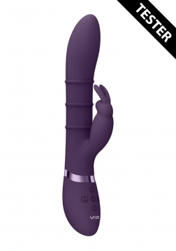 Stimulating Rings, Vibrating G-Spot Rabbit - Purple - Tester