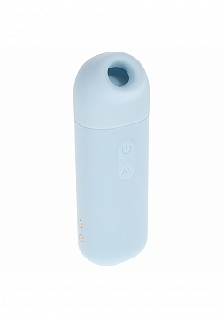 Loveline - Luvie - AirTapTech - Vibrador Recargable - 10 Funciones - Resistente al Agua - Azul